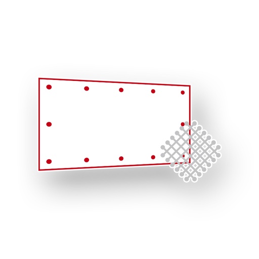 PVC Siatka B1 250g/m² (głośnikowa)