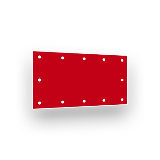 Baner PVC Blockout 510g/m² (czarny tył)