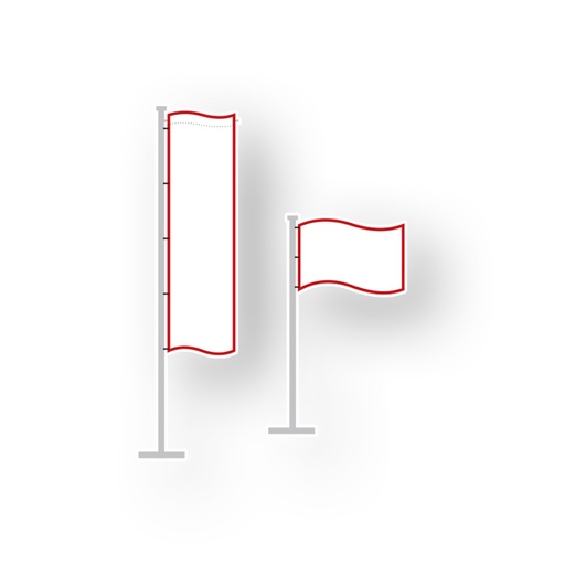 Fahne-Stoff 115g/m²